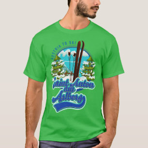 Sankt Anton am Arlberg Österreich Skifahren T-Shirt