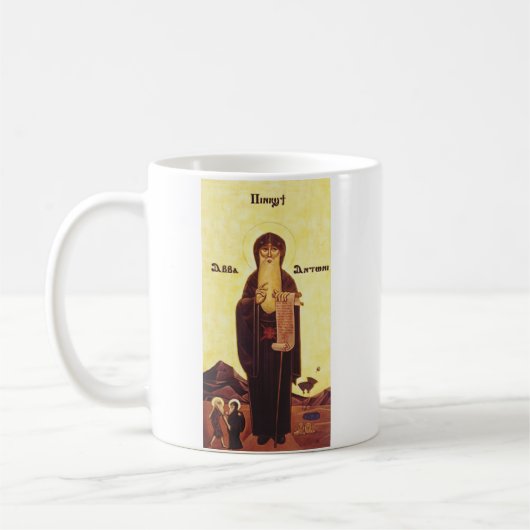 Sankt Antonius der Große Kaffeetasse (Links)