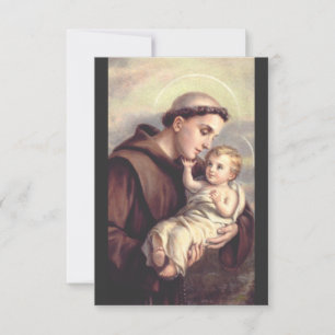 Sankt Antonius von Padua Dankeskarte