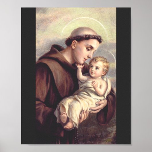 Sankt Antonius von Padua Poster (Vorne)