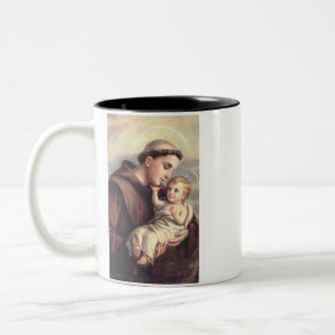 Sankt Antonius von Padua Zweifarbige Tasse