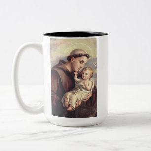 Sankt Antonius von Padua Zweifarbige Tasse