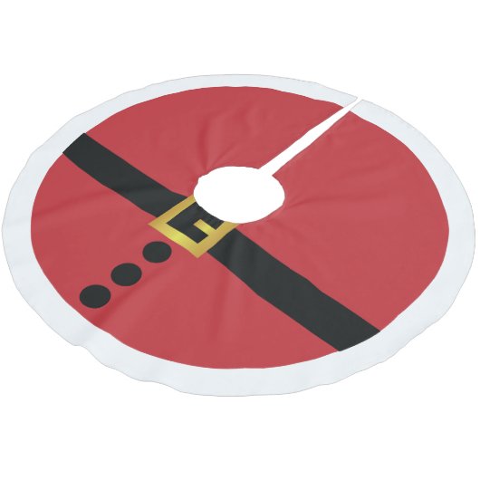 Sankt-Anzugs-Baum-Rock Polyester Weihnachtsbaumdecke (Schrägansicht)