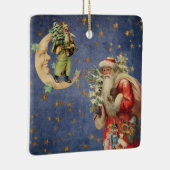Sankt auf einem sichelförmigen Mond Keramikornament (Rechts)
