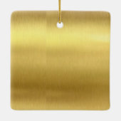 Sankt auf einer Motorrad-Weihnachtsverzierung Keramikornament (Rückseite)