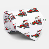 Sankt auf Snowmobile Krawatte (Gerollt)