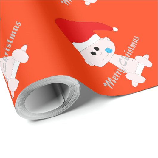 Sankt-Baby-Packpapier-Schablone Geschenkpapier (Rolleneckpunkt)