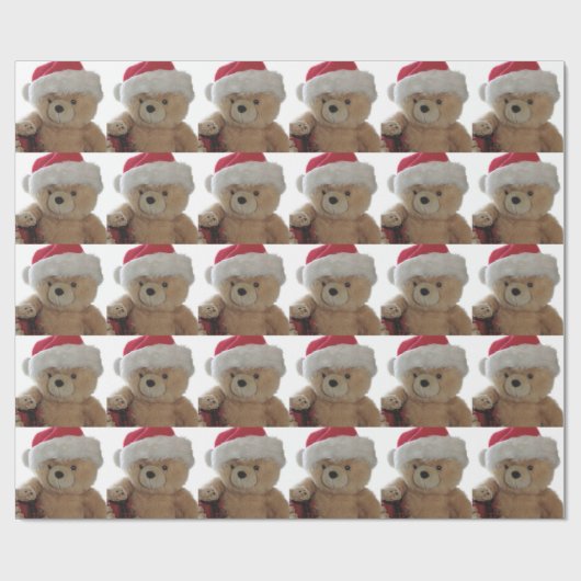 Sankt-Bär mit wenigem Bärn-Packpapier Geschenkpapier (Flach)