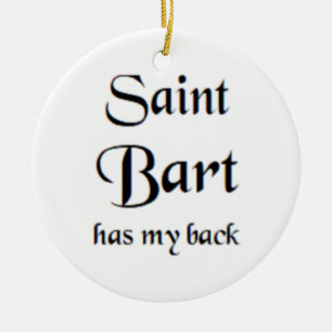 Sankt Bart Keramik Ornament