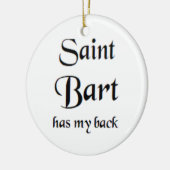 Sankt Bart Keramik Ornament (Links)