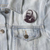 Sankt Bartolo Longo Apostel des Rosenkranzes Button (Beispiel)