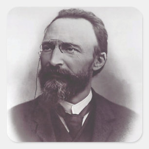 Sankt Bartolo Longo Apostel des Rosenkranzes Quadratischer Aufkleber
