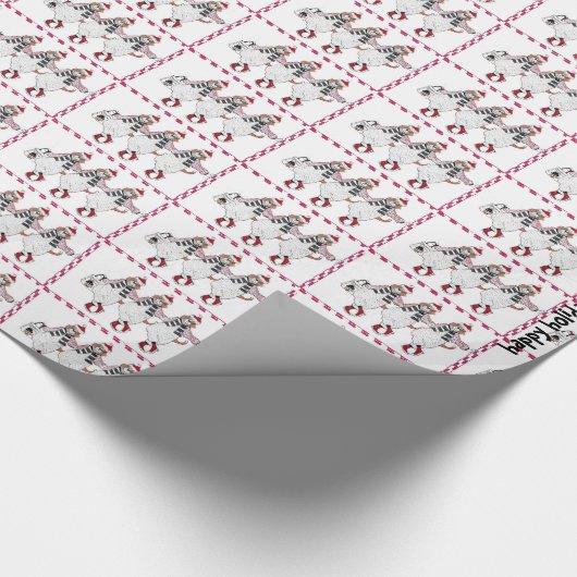 Sankt-Beagle-Verpackungs-Papier Geschenkpapier (Ecke)