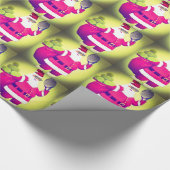 Sankt behandelt Tennisschläger Geschenkpapier (Ecke)