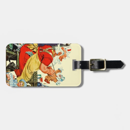 Sankt bei der Arbeit Gepäckanhänger (Vorderseite horizontal)