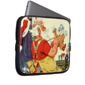 Sankt bei der Arbeit Laptopschutzhülle (Vorne Rechts)