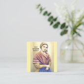 Sankt Bernadette Soubirous Begleitkarte (Stehend Vorderseite)