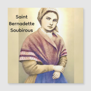 Sankt Bernadette Soubirous Magnetkarte