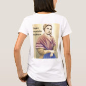 Sankt Bernadette Soubirous T-Shirt (Rückseite)