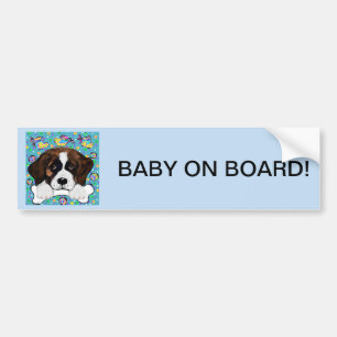 Sankt Bernhard Autoaufkleber