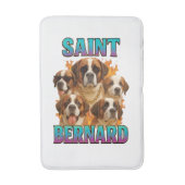 Sankt Bernhard  Badematte (Vorderseite Vertikal)