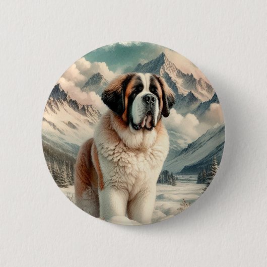 Sankt Bernhard Button (Vorderseite)