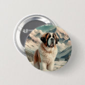 Sankt Bernhard Button (Vorne & Hinten)