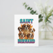 Sankt Bernhard  Postkarte (Stehend Vorderseite)