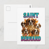 Sankt Bernhard  Postkarte (Vorne/Hinten)