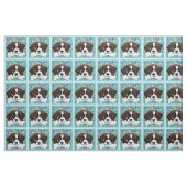 Sankt Bernhard Stoff (Fat Quarter (45,7 x 55,9 cm))