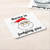 Sankt beurteilt Sie Rechteckiger Pappuntersetzer (angewinkelt)