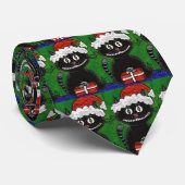 SANKT BOBO der SCHWARZE CAT - WeihnachtsKrawatte Krawatte (Gerollt)