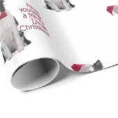 Sankt-Border-Collie-Packpapier Geschenkpapier (Rolleneckpunkt)