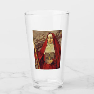 Sankt Brigida von Kildare keltische Flamme Sakrale Glas