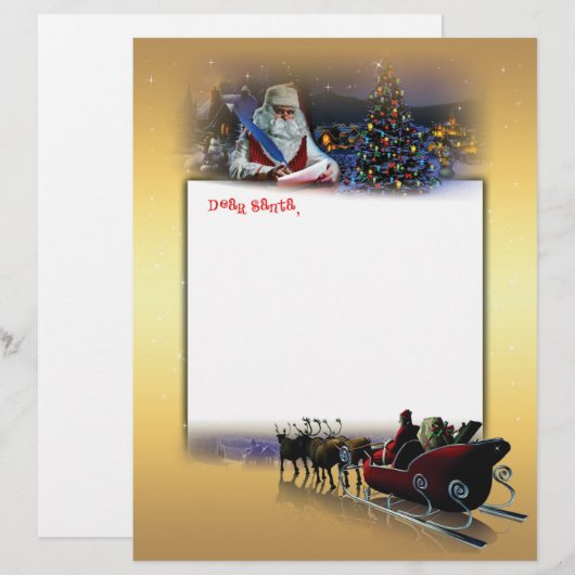 Sankt-Buchstabe Briefbogen (Vorne/Hinten)