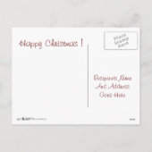 Sankt-Buchstabe Feiertagspostkarte (Rückseite)