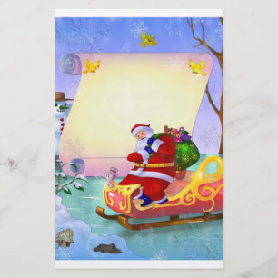 Sankt-Buchstabebriefpapier für Weihnachten für Briefpapier