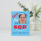 Sankt Carlo Acutis Postkarte (Stehend Vorderseite)
