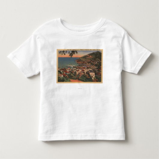Sankt Catalina, CA - Avalon Bucht Kleinkind T-shirt (Vorderseite)
