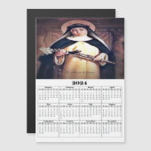 Sankt Catherine von Siena Magnetkarte (Vorne/Hinten)