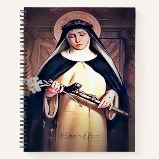 Sankt Catherine von Siena Notizblock (Vorderseite)