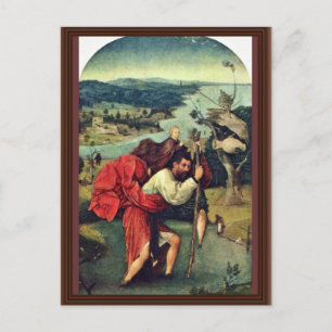 Sankt Christopherus. Von Hieronymus Bosch (Beste Q Postkarte