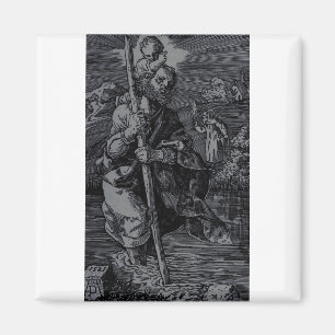 Sankt Christophorus wird von Christen verehrt Magnet