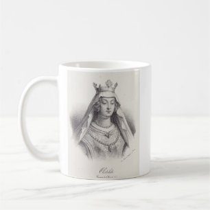 Sankt Clotilde, zweite Frau von Clovis Kaffeetasse