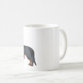 Sankt-Dackel auf Weihnachten Kaffeetasse (VorderseiteRechts)