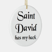Sankt David Keramik Ornament (Rechts)