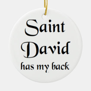 Sankt David Keramik Ornament