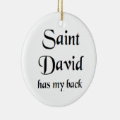 Sankt David Keramik Ornament (Rechts)