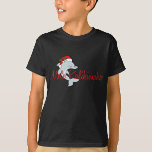 Sankt-Delphin Hawaiianer-Weihnachten T-Shirt