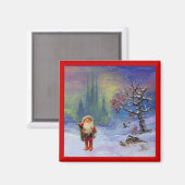 SANKT DER GNOMES MAGNET (Vorderseite/Rückseite)